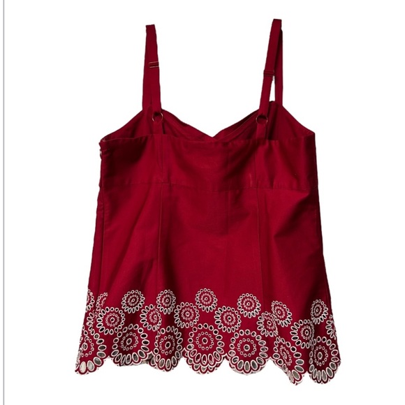 NWT Loft 100% cotton eyelet top - Picture 3 of 7